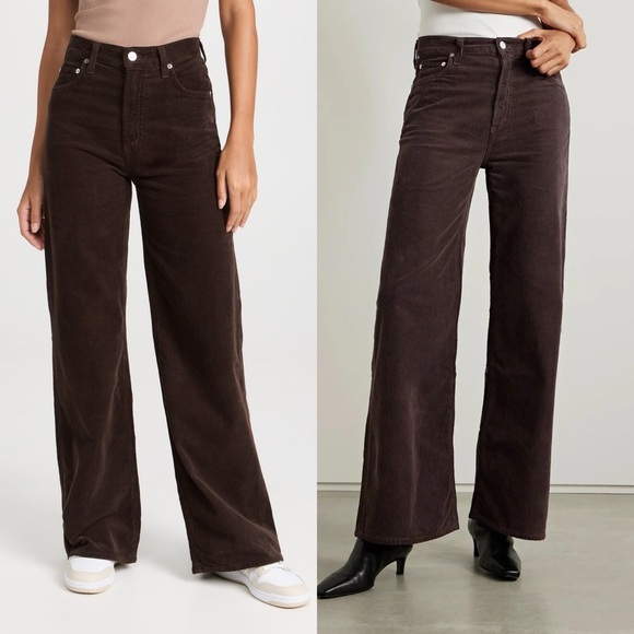 Citizens of Humanity Corduroy Brown Paloma Wide Baggy Pants - Picture 1 of 11